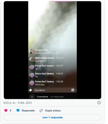 Una mujer recibió un balazo mientras hacía un vivo de Instagram desde su casa