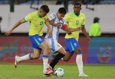 Brasil se lo empató a Argentina y el Sudamericano Sub 20 no tiene dueño