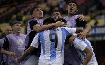 La selección argentina le ganó 2-1 a Chile en el hexagonal final del Sudamericano Sub 20