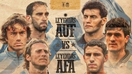 Leyendas de las selecciones de Uruguay y Argentina se enfrentarán en Punta del Este