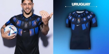 De negro y con historia: Uruguay presenta “La Gloria” en el duelo ante Argelia