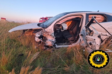 El empresario Armín Reutemann sufrió un fuerte accidente en el enlace Rosario-Victoria