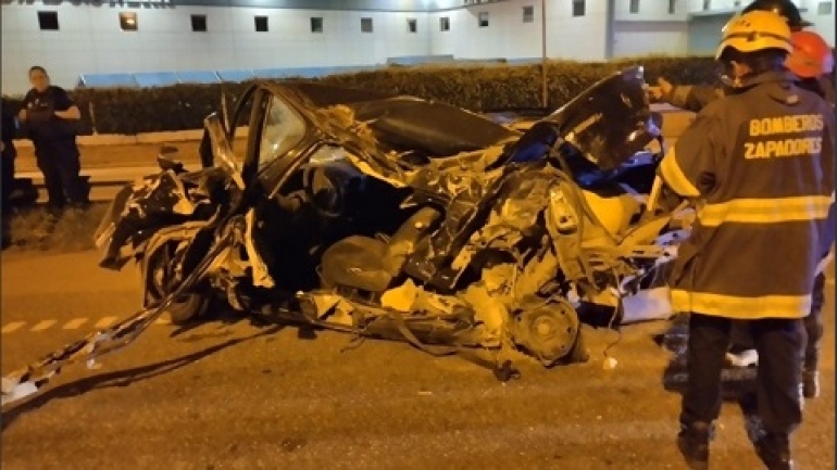 Choque en Circunvalación dejó cuatro personas heridas de gravedad