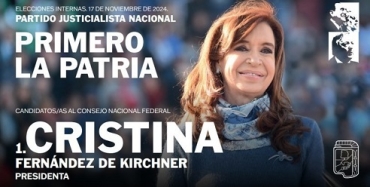 Internas en el Partido Justicialista: “El acompañamiento que está teniendo Cristina es muy auspicioso”